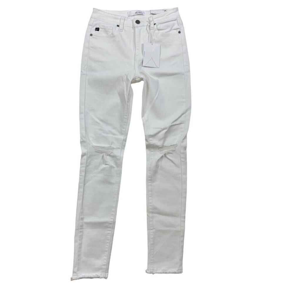 Kan Can High Rise Super skinny stretch jeans Women's size 5/26 NWT - Picture 3 of 4